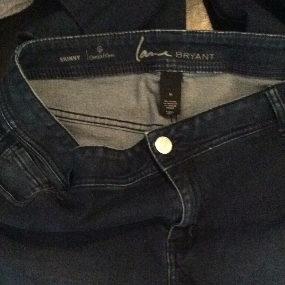 Lane Bryant, women’s, size 20, 5 pocket jeans.